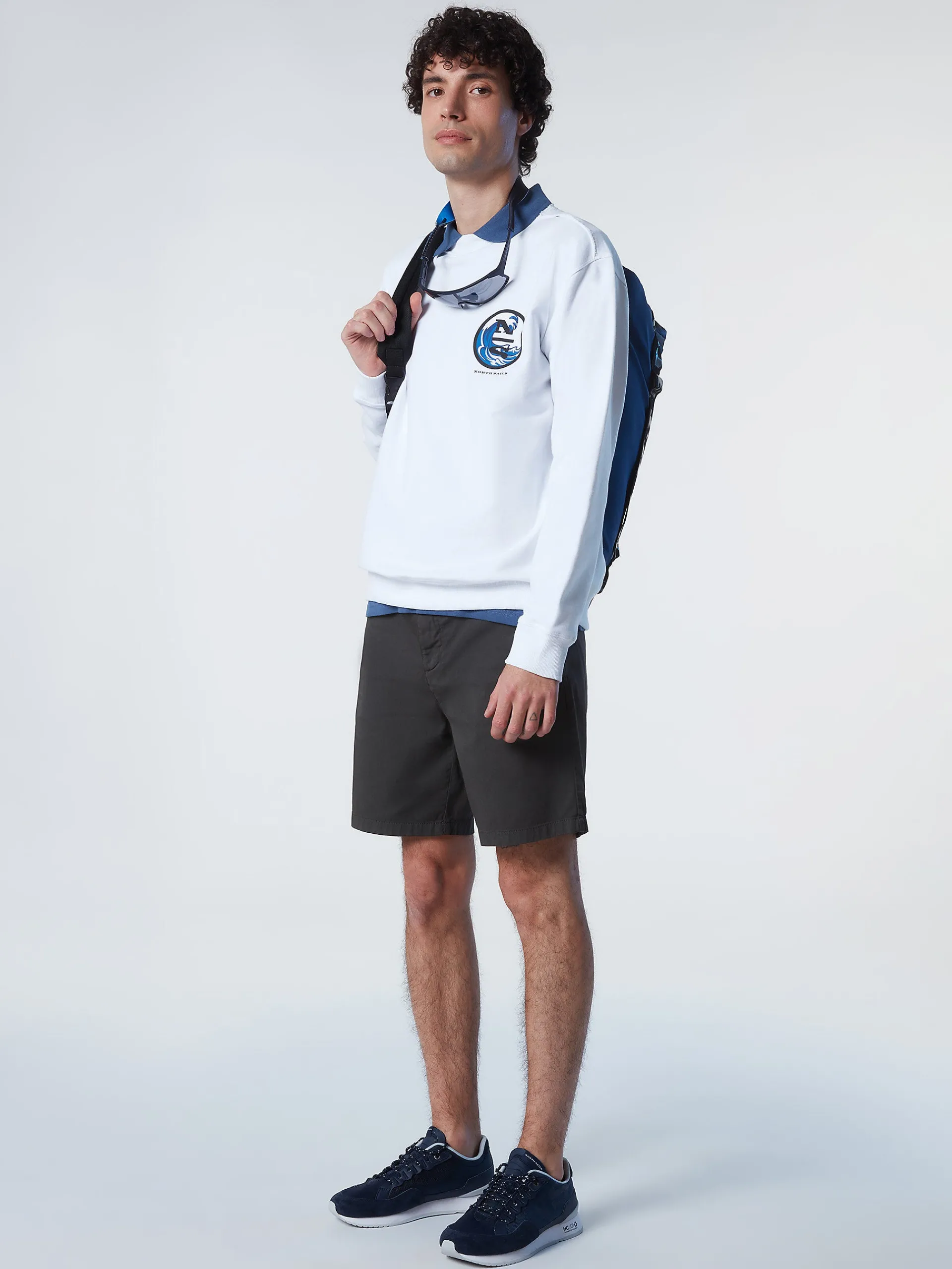 North Sails Bermuda in cotone organico*Uomo Outlet|Pantaloncini