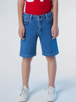 North Sails Bermuda in felpa effetto denim* Outlet|Pantaloncini