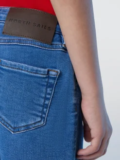 North Sails Bermuda in felpa effetto denim* Outlet|Pantaloncini