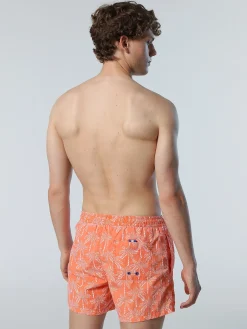 North Sails Boxer mare con motivo tropical*Uomo Outlet|Costumi Da Bagno