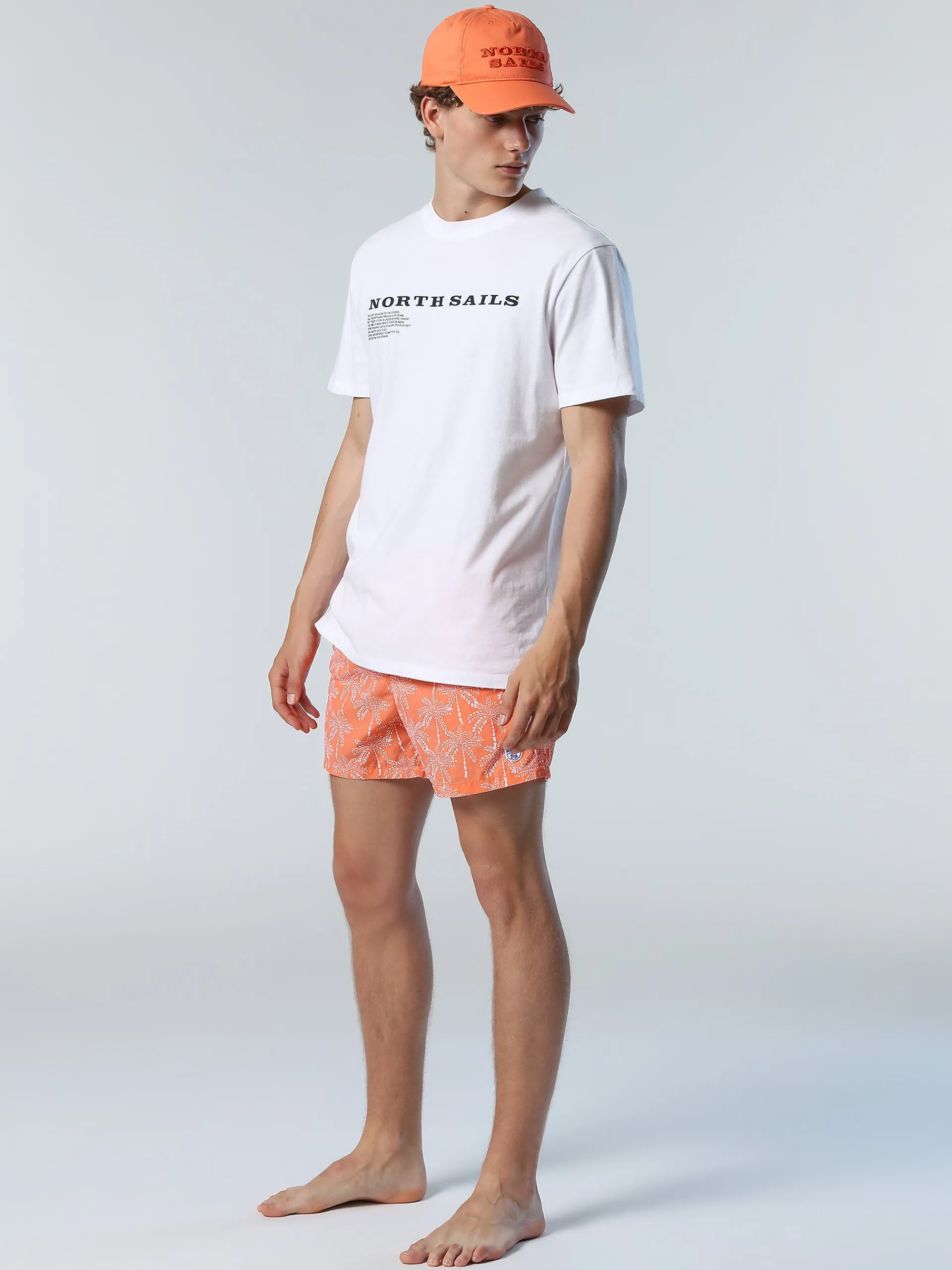 North Sails Boxer mare con motivo tropical*Uomo Outlet|Costumi Da Bagno