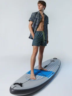 North Sails Boxer mare con motivo tropical*Uomo Outlet|Costumi Da Bagno