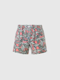 North Sails Boxer mare con motivo tropical*Uomo Outlet|Costumi Da Bagno