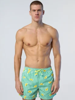 North Sails Boxer mare con stampa*Uomo Outlet|Costumi Da Bagno