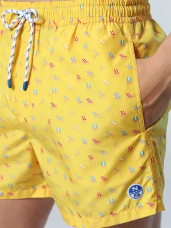 North Sails Boxer mare con stampa*Uomo Outlet|Costumi Da Bagno