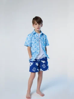 North Sails Boxer mare con stampa* Outlet|Costumi Da Bagno