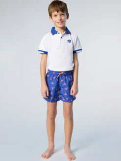 North Sails Boxer mare con stampa grafica* Outlet|Costumi Da Bagno