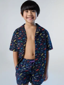 North Sails Boxer mare con stampa grafica* Outlet|Costumi Da Bagno