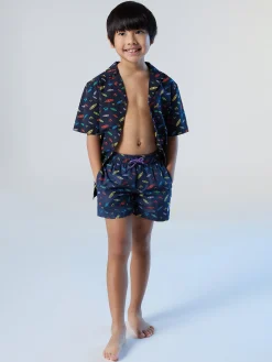 North Sails Boxer mare con stampa grafica* Outlet|Costumi Da Bagno