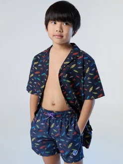 North Sails Boxer mare con stampa grafica* Outlet|Costumi Da Bagno