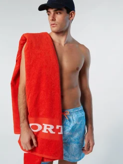 North Sails Boxer mare con stampa oceano*Uomo Outlet|Costumi Da Bagno