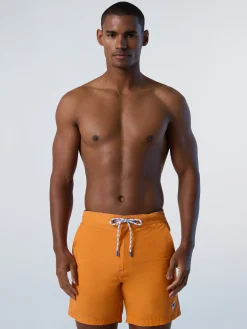 North Sails Boxer mare in nylon lavato*Uomo Outlet|Costumi Da Bagno