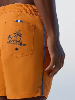 North Sails Boxer mare in nylon lavato*Uomo Outlet|Costumi Da Bagno