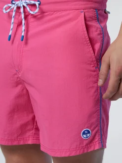 North Sails Boxer mare in nylon lavato*Uomo Outlet|Costumi Da Bagno