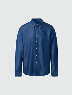 North Sails Camicia button-down in denim TENCEL™*Uomo Camicie