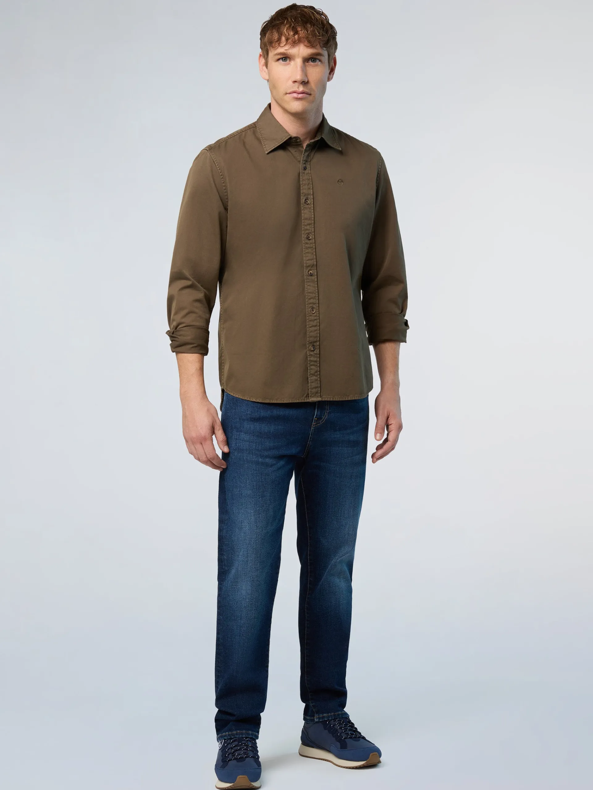North Sails Camicia button-down in gabardina*Uomo Camicie