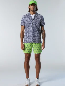 North Sails Camicia con stampa tropicale*Uomo Outlet|Camicie