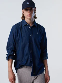 North Sails Camicia in cotone chambray*Uomo Outlet|Camicie