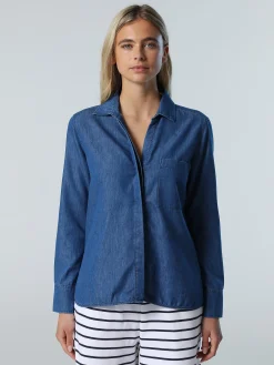 North Sails Camicia in denim tencel*Donna Outlet|Camicie