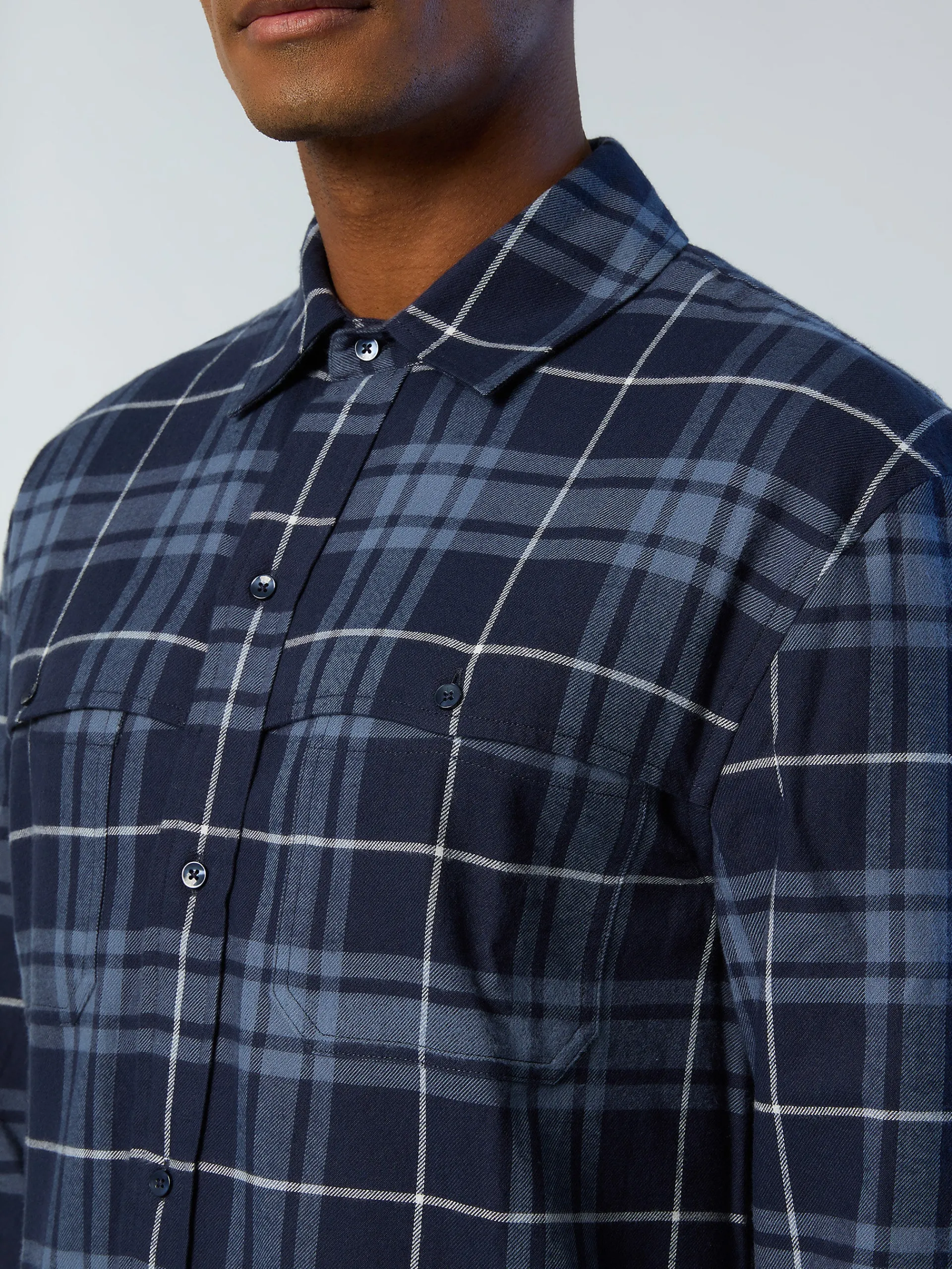 North Sails Camicia in flanella check*Uomo Outlet|Camicie