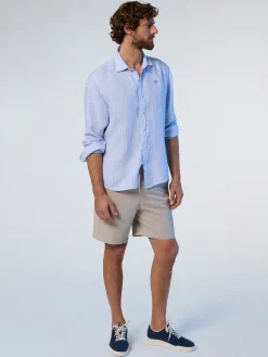 North Sails Camicia in lino a righe*Uomo Outlet|Camicie
