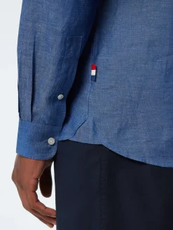 North Sails Camicia in lino Saint-Tropez*Uomo Outlet|Camicie