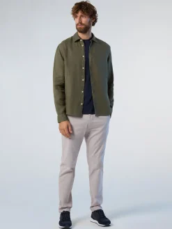 North Sails Camicia in lino tinta unita*Uomo Outlet|Camicie