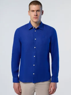 North Sails Camicia in lino tinta unita*Uomo Outlet|Camicie