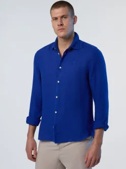 North Sails Camicia in lino tinta unita*Uomo Outlet|Camicie