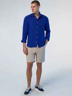 North Sails Camicia in lino tinta unita*Uomo Outlet|Camicie