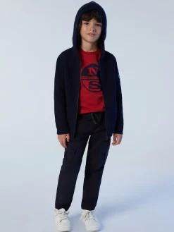 North Sails Cardigan con cappuccio e zip* Outlet|Maglioni E Cardigan