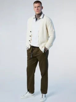 North Sails Cardigan in maglia a coste*Uomo Maglioni E Cardigan