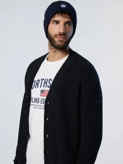 North Sails Cardigan in maglia a coste*Uomo Maglioni E Cardigan