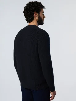 North Sails Cardigan in maglia a coste*Uomo Maglioni E Cardigan