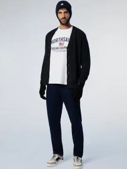 North Sails Cardigan in maglia a coste*Uomo Maglioni E Cardigan