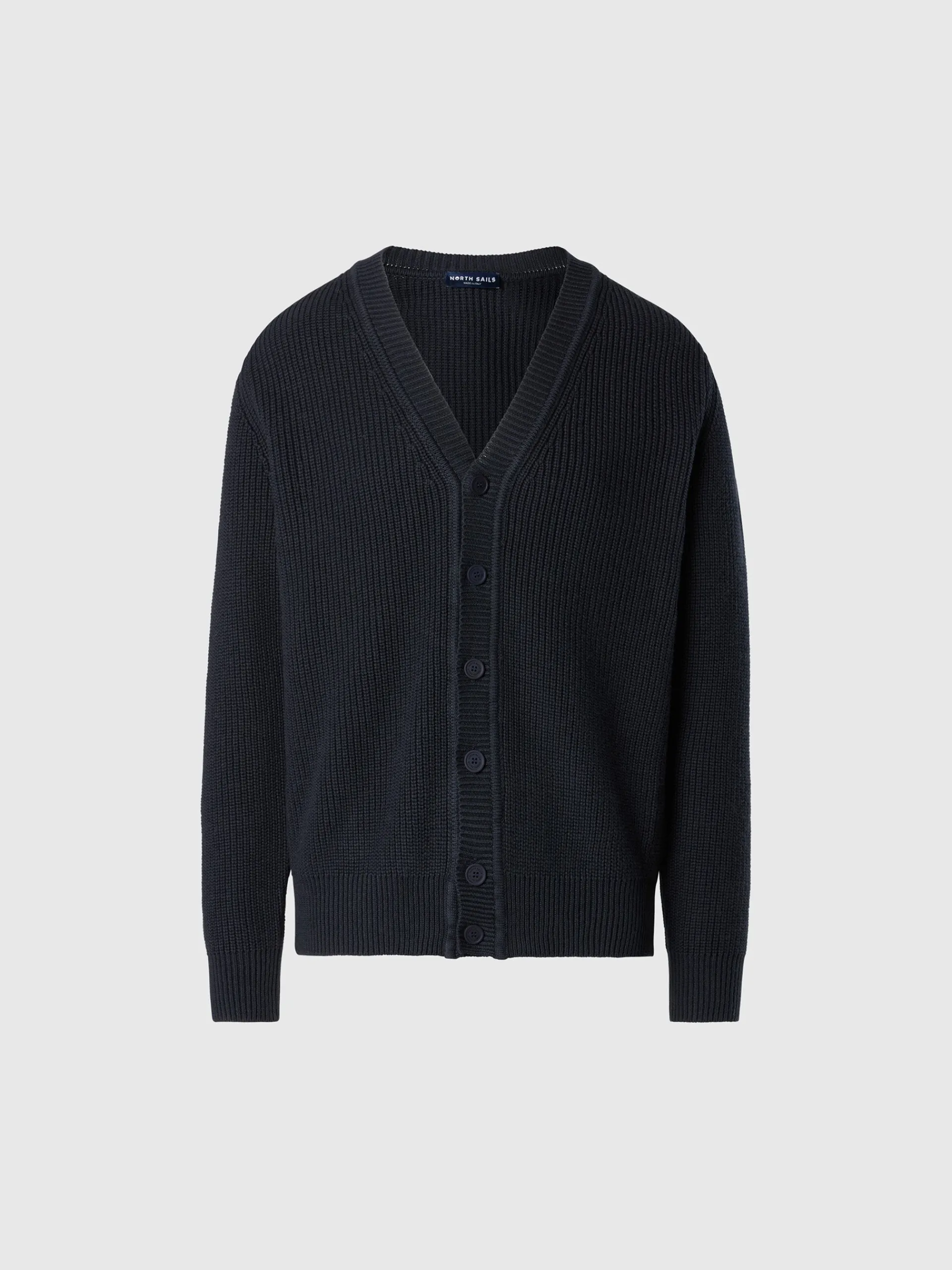 North Sails Cardigan in maglia a coste*Uomo Maglioni E Cardigan