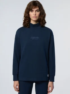 North Sails Felpa a collo alto con ricamo*Donna Felpe