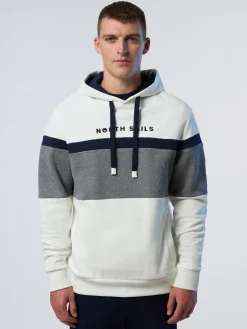 North Sails Felpa color block e cappuccio*Uomo Felpe