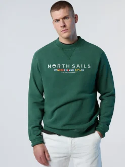 North Sails Felpa con bandiere ricamate*Uomo Felpe