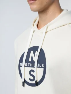 North Sails Felpa con cappuccio e maxi stampa*Uomo Felpe