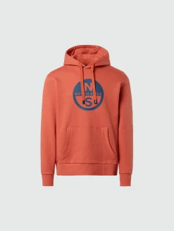 North Sails Felpa con cappuccio e maxi stampa*Uomo Felpe