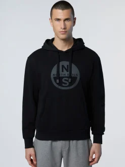 North Sails Felpa con cappuccio e maxi stampa*Uomo Felpe