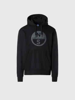 North Sails Felpa con cappuccio e maxi stampa*Uomo Felpe