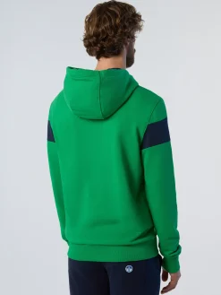 North Sails Felpa con cappuccio e patch*Uomo Outlet|Felpe