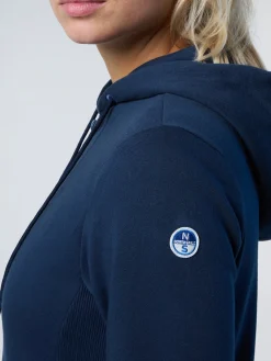 North Sails Felpa con cappuccio e ricamo*Donna Shop By Look|Felpe