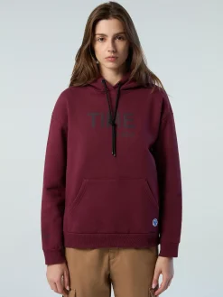 North Sails Felpa con cappuccio e stampa*Donna Outlet|Felpe