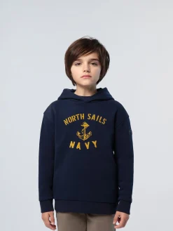 North Sails Felpa con cappuccio e stampa* Felpe