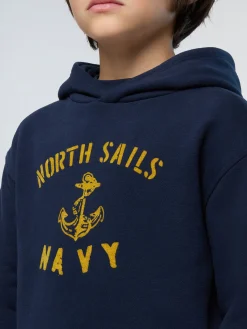 North Sails Felpa con cappuccio e stampa* Felpe