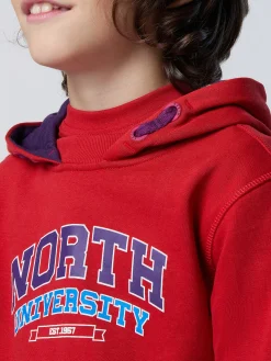 North Sails Felpa con cappuccio e stampa* Outlet