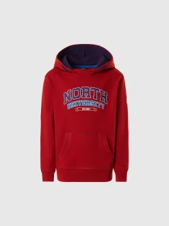 North Sails Felpa con cappuccio e stampa* Outlet